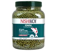 Nishikoi Staple Complete Food for Koi and Pond Fish - Medium Pellets - 750g