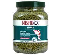 Nishikoi Staple Complete Food for Koi and Pond Fish - Medium Pellets - 750g