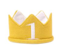 Nishine Baby Knitted Crown Headband Hat Birthday Party Crochet Beanie Cap Hat for Boy Girl