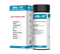Nishiyuenyi 10-in-1 Test Strips, 100 Analyses, for Men and Women, Analysis Strips
