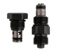 Nishiyuenyi 2 Pieces Lowering Valve Set Auto Lift Pressure Relief Valve Hydraulic Jack Oil Return Valve Metal Construction Suitable for Auto Repair Works, B