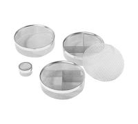 Nishiyuenyi 4-Piece Stackable Watch Cleaning Basket with Mesh Lid, Washing and Storage Tray for Repairing Watch Movement Screws