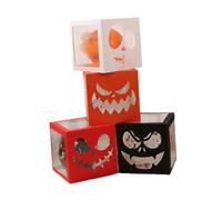 Nishiyuenyi 4x Halloween Eve Party Prop Transparent Outdoor Indoor Halloween Decorations for Birthday Wedding