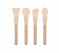 Nishiyuenyi 8 Silicone Face eup Brushes, Multi-functional Face Brush Set for eup & Application, for Her, Khaki, Makeup Set A, Beige
