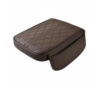 Nishiyuenyi Automobile Armrest Pillow Car Armrest Cushion Center Console Pad Armrest Cover Memory Foam Support With Diamond Pattern Adds Interior Elegance suitable for sedans suvs, Coffee