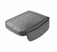 Nishiyuenyi Automobile Armrest Pillow Car Armrest Cushion Center Console Pad Armrest Cover Memory Foam Support With Diamond Pattern Adds Interior Elegance suitable for sedans suvs, Grey