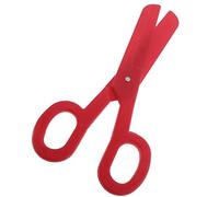 Nishiyuenyi Colorful Plastic Scissor Set for Kids' Crafting Fun, Red, 38 x 15 x 1.5 cm