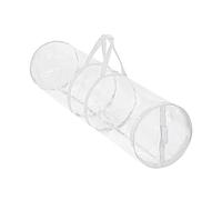 Nishiyuenyi Gift Wrap Organizer Bag Roll Holder PVC Container with Smooth Zipper for Easy Storage Suitable for Paper, White