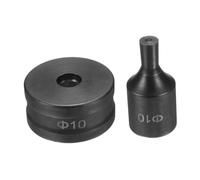 Nishiyuenyi Hole Punch Die Set Knockout Punch Tool Round Die Replacement 40Cr Steel Hole Forming Easy Install Works with Multiple Machines Suitable Fo, 1cm