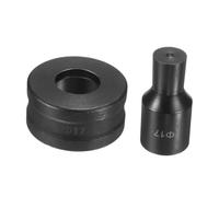 Nishiyuenyi Hole Punch Die Set Knockout Punch Tool Round Die Replacement 40Cr Steel Hole Forming Easy Install Works with Multiple Machines Suitable Fo, 1.7cm