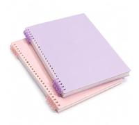 Nishiyuenyi Loose-Leaf Blank Page Student Notebook, Paper Material, Error Correction, 70 Grams per Square Meter Paper Weight, Minimalist Design, For, style to 3, size to 3