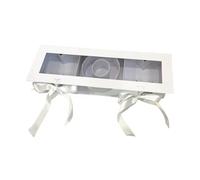 Nishiyuenyi Mom in The Form of Empty Floral Packaging Flowers Flower Box for Birthday Gift, White