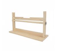 Nishiyuenyi Paper Holder Dispenser Scroll Holder Roll Stand Solid Wood With Wide Base And Long Scroll Support Suitable for Classrooms Professional Studios Study Rooms, Medium 45x15x23cm