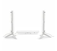 Nishiyuenyi Portable Face Light Face Lamp Desk Light Tripod Light Bar With Adjustable Angle And Three Color Brightness For Live Video Calls Beauty Tutorials Studio, White