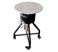 Nishiyuenyi Pottery Wheel Stand for Artists, Rotary Sculpture Table, for Hand Building, Standard Turntable
