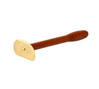 Nishiyuenyi Tool Brass Facial Ergonomic Long Handle Body Massage Board Portable Wooden Handheld Suitable for Self Care Relaxation, 23cm