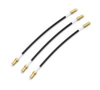Nishiyuenyi Violin Tailgut Component for 4/4-3/4 or 1/2-1/4-1/8 Sizes, Nylon or Steel Wire Tailgut, for Bowed Strings, Nylon Tailgut, 3 pieces, 4/4-3/4