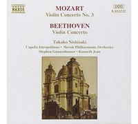 Nishizaki:Cap Istrop – MOZART: Violin Concerto No. 3 / BEETHOVEN: Violin Concerto in D Major – NAXOS