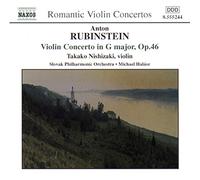 Nishizaki:Hkpo:Slovak Po - RUBINSTEIN: Violin Concerto / CUI: Suite Concertante