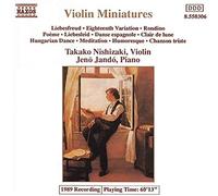 Takako Nishizaki – Violin Miniatures – CD – NAXOS