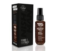 Nishman Adonis Beard & Mustache Perfumed Spray for Men, 75 ml - Nishman Beard Perfume, Perfect Smell, Alcohol Free, Eliminates Bad Odour, Contains Vitamins