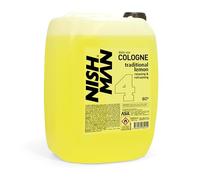 NISHMAN Aftershave Cologne 04 - Lemon 400ml - Refreshing After Shaving Spray Lotion for Men - Scent of Traditional Lemon, Eucalyptus, Rose, Musk - Mens After Shave Cologne