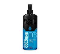 NISHMAN Aftershave Cologne 06 - Aqua D'asil 400ml - Refreshing After Shaving Spray Lotion for Men - Scent of Bergamot, Sea Notes, Patchouli & Musk - Mens After Shave Cologne
