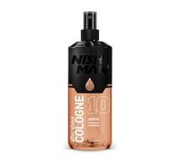 NISHMAN Aftershave Cologne 10 - Amber 150ml - Refreshing After Shaving Spray Lotion for Men - Scent of Vanilla, Sandalwood, Fruity & Floral Notes - Mens After Shave Cologne