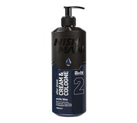 NISHMAN Aftershave Cream Cologne 02 - Arctic Blue 400ml - 2in1 Cream & Cologne, Extra Moisturising Men's After Shave - Refreshing & Cooling Post-Shave Moisturising Spray Lotion