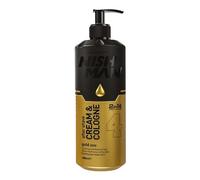 NISHMAN Aftershave Cream Cologne 04 - Gold One 400ml - 2in1 Cream & Cologne, Extra Moisturising Men's After Shave - Refreshing & Cooling Post-Shave Moisturising Spray Lotion