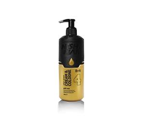 NISHMAN Aftershave Cream Cologne 04 - Gold One 400ml - 2in1 Cream & Cologne, Extra Moisturising Men's After Shave - Refreshing & Cooling Post-Shave Moisturising Spray Lotion