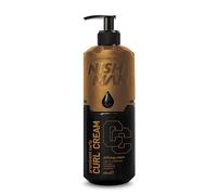 NISHMAN Curl Cream 200ml for Men - Defining Hair Cream for Curly & Wavy Hair - Leave-In Conditioning Styling Product - Anti-Frizz Smoothing Cream for Prominent Curls