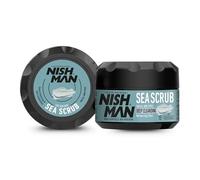 NISHMAN Face & Body Scrub - Sea Scrub 300ml - Exfoliating Skincare for Men - Removes Dead Skin Cells, Deeply Cleanses, and Ensures a Fresh, Soft, and Radiant Complexion