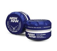 NISHMAN Hair Styling Cream N5 - Blue 150ml - Powerful Styling and Flexible Hold for Every Hair Type - Perfect Cream for Long-Lasting Shape, Texture, and Shine