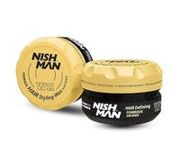 NISHMAN Hair Styling Pomade Wax W11 - Sun Sense 100g - Flexible, Moderate Hold and Medium to High Shine - Perfect for Firm Styling, Care, and Long-Lasting Look