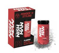 NISHMAN Hair Styling Powder P1 Flaming 20g - Mango Scent - Maximum Volume Boost and Texture - Flexible Hold and Matte Finish