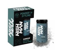 NISHMAN Hair Styling Powder P1 Gumgum 20g - Bubble Gum Scent - Maximum Volume Boost and Texture - Flexible Hold and Matte Finish