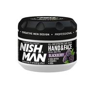 NISHMAN Hand and Face Cream - Blackberry 300ml - Hydrating, Nourishing, and Caring Cream for Healthy Skin - Ideal for Dry and Sensitive Skin