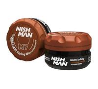 NISHMAN M7 Hair Styling Wax - Defining Paste Flexible Fixing 100g - Matte Finish, Medium Hold, Natural & Flexible Look