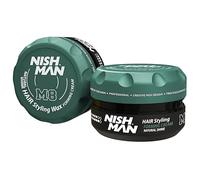 NISHMAN M8 Hair Styling Wax - Forming Cream Natural Shine 100g - Matte Finish, Medium Hold, Natural Look