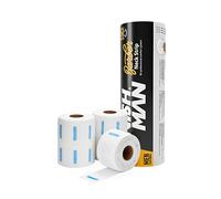 NISHMAN Neck Strips - White 5 Rolls with 100 Strips - Soft Neck Protector for a Comfortable Shaving Experience or Haircut That Catches Hair