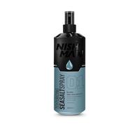 NISHMAN Hair Styling Sea Salt Spray, 200ml | Texturising & Volumising with Flexible Hold | Unisex Sea Salt Spray