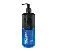 NISHMAN Shaving Gel 01 - Energizing 400ml - For a Smooth Shaving Experience, Moisturizing and Nourishing - Perfect Protection for a Soft Skin - Fresh and Long-Lasting Fragrance - Men's Grooming