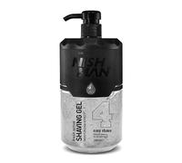 NISHMAN Shaving Gel 04 - Easy Shave 1000ml - For a Smooth Shaving Experience, Moisturizing and Nourishing - Perfect Protection for a Soft Skin - Fresh and Long-Lasting Fragrance - Men's Grooming