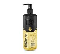 Nishman Transparent Shaving Gel with Pump for Men, Women, 400 ml | Moisturizing and Smooth Shaving Experience
