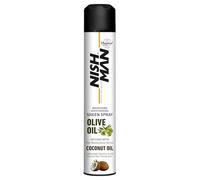 NISHMAN Sheen Hair Spray - Olive Oil & Coconut Oil 400ml - Nourishes, Repairs & Protects Hair - Shiny Finish, Hydration & Care for All Hair Types