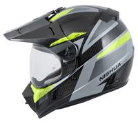 NISHUA Enduro Carbon Evo Enduro Helmet Carbon/Black/Neon yellow S