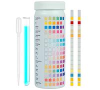 NISHZHU With Dripper and Test Tube Parts for Drinking Water, 100 Strips, Accurate Water Test Strips, Water Accessories