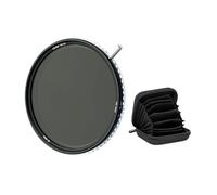 NiSi 77mm True Color ND-Vario Pro Nano 1-5 Stops Variable ND Filter Bundle with Hard-Shell Filter Case (Fits 8 Filters up to 95mm) (2 Items)