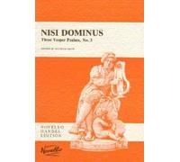 Nisi Dominus (Three Vesper Psalms No.3)